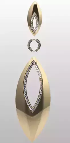 marquise full pendant set