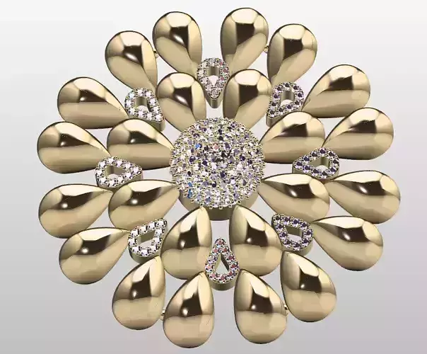 flower style pendant