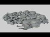 River Rocks PBR Scan Low Poly Low-poly 3D model_2