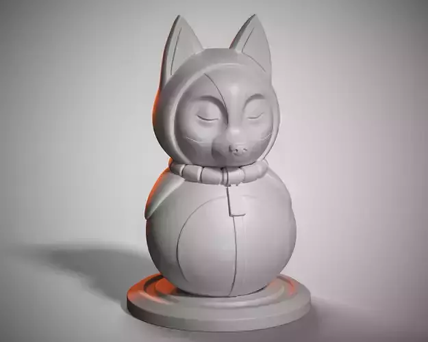 Dog Statue 3D print model