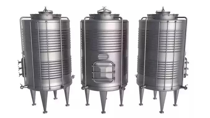 Steel Wine Tank 3D model