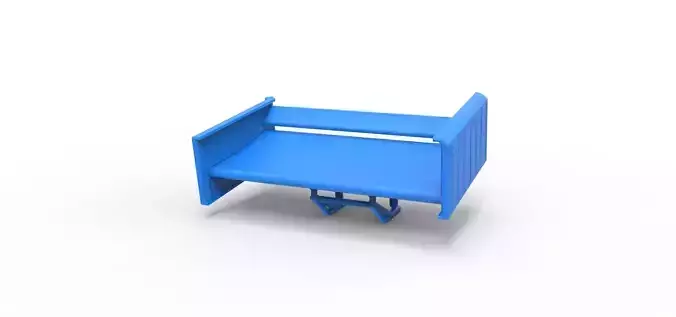 Wing of Supermodified front engine race car V3 Scale 1 to 25 3D print model