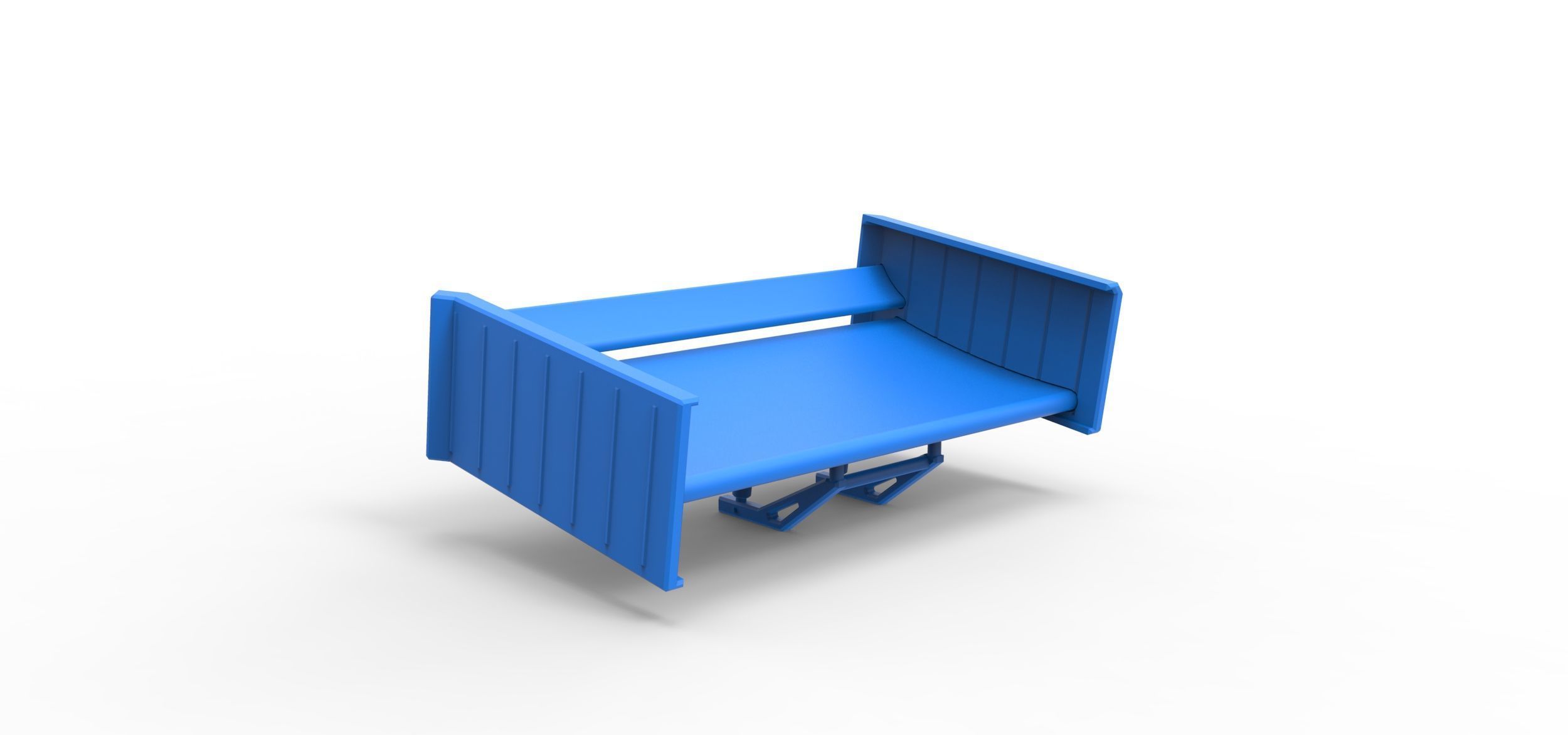 Wing of Supermodified front engine race car V3 Scale 1 to 25 3D print model_12