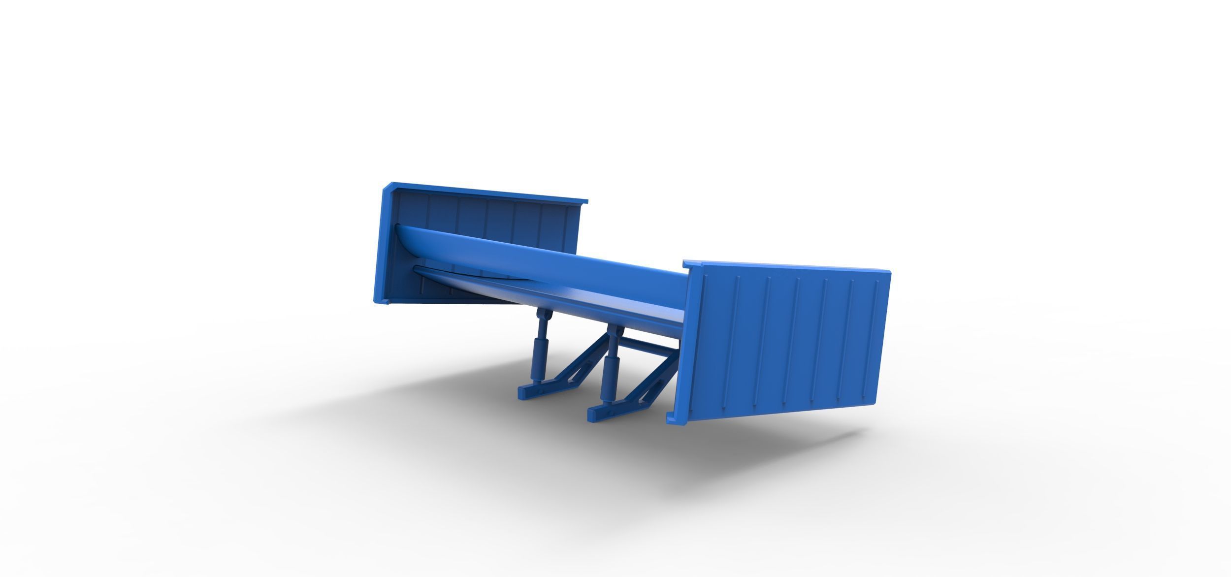 Wing of Supermodified front engine race car V3 Scale 1 to 25 3D print model_11