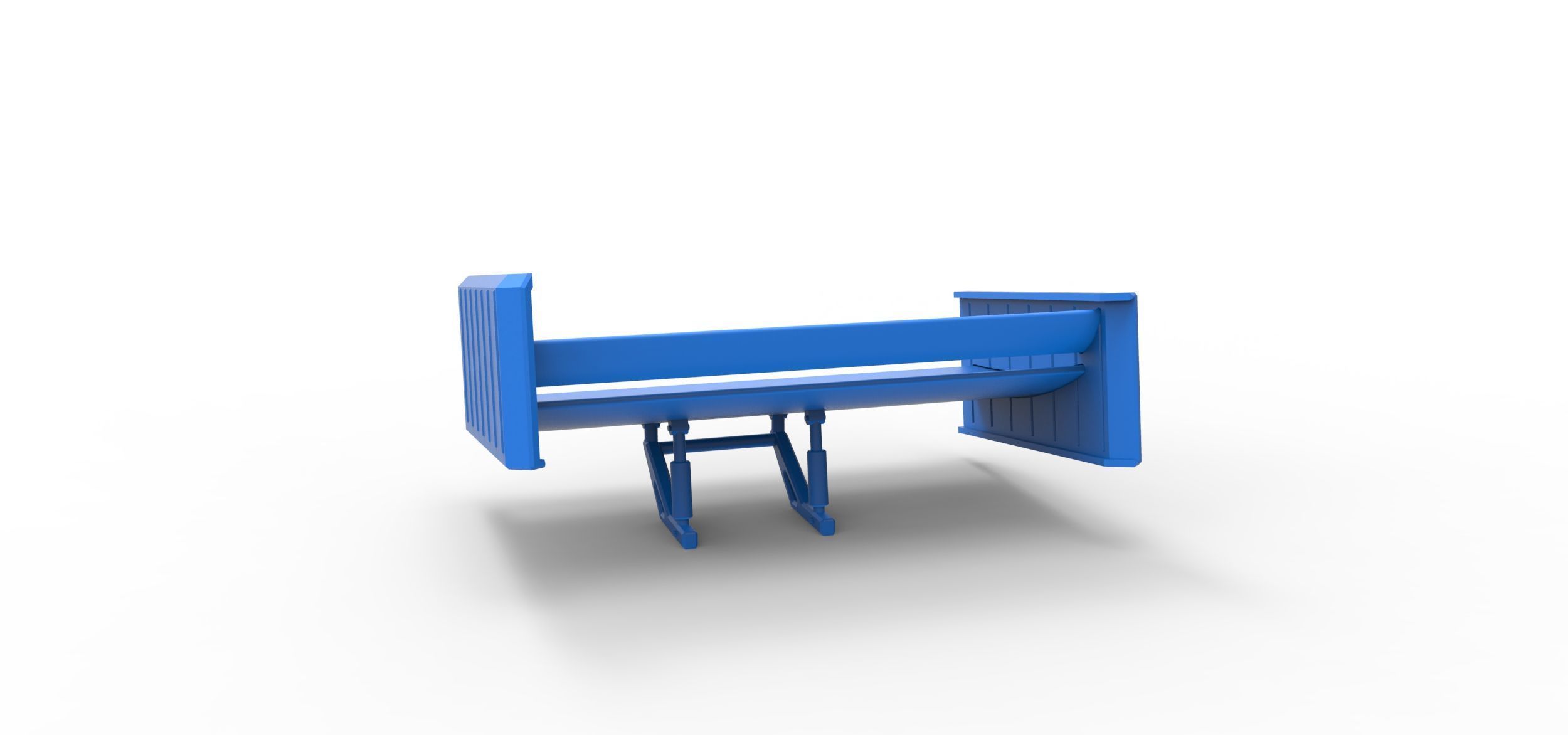 Wing of Supermodified front engine race car V3 Scale 1 to 25 3D print model_9