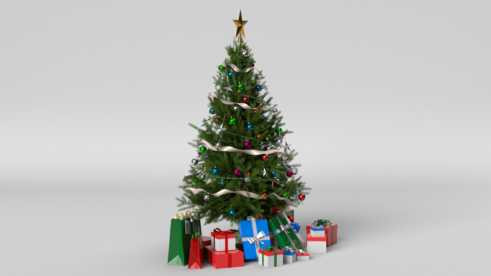 Christmas Tree 3D model_6