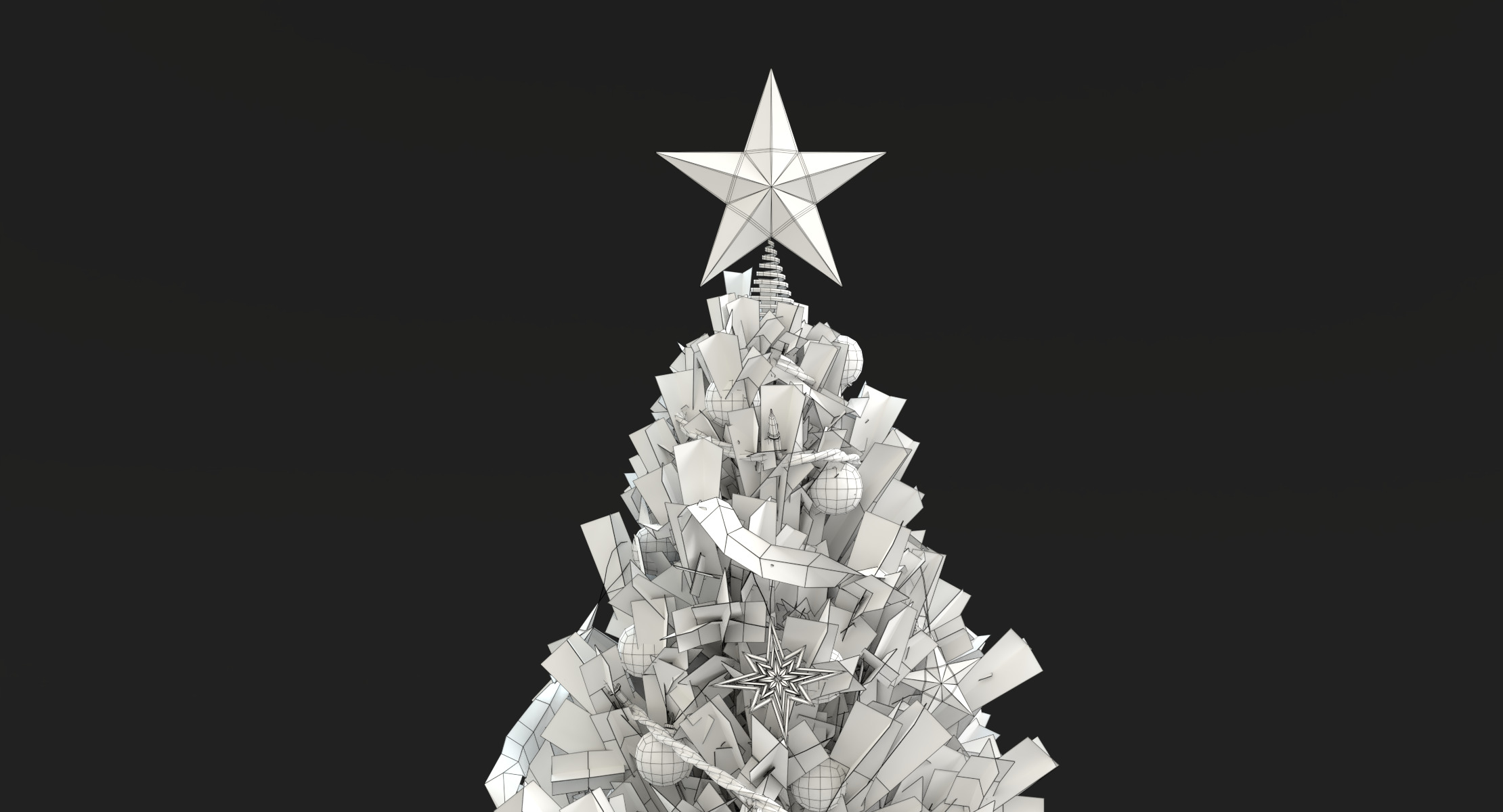 Christmas Tree 3D model_16