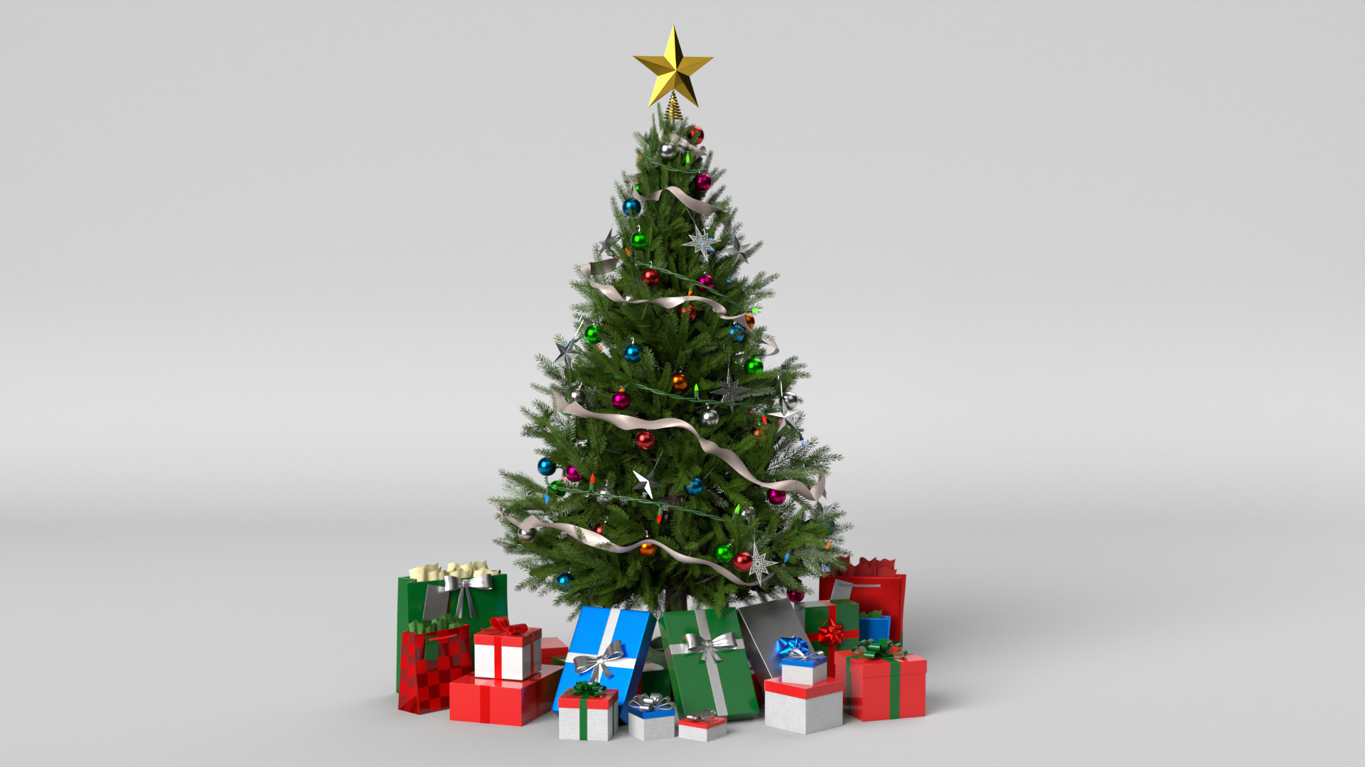 Christmas Tree 3D model_5