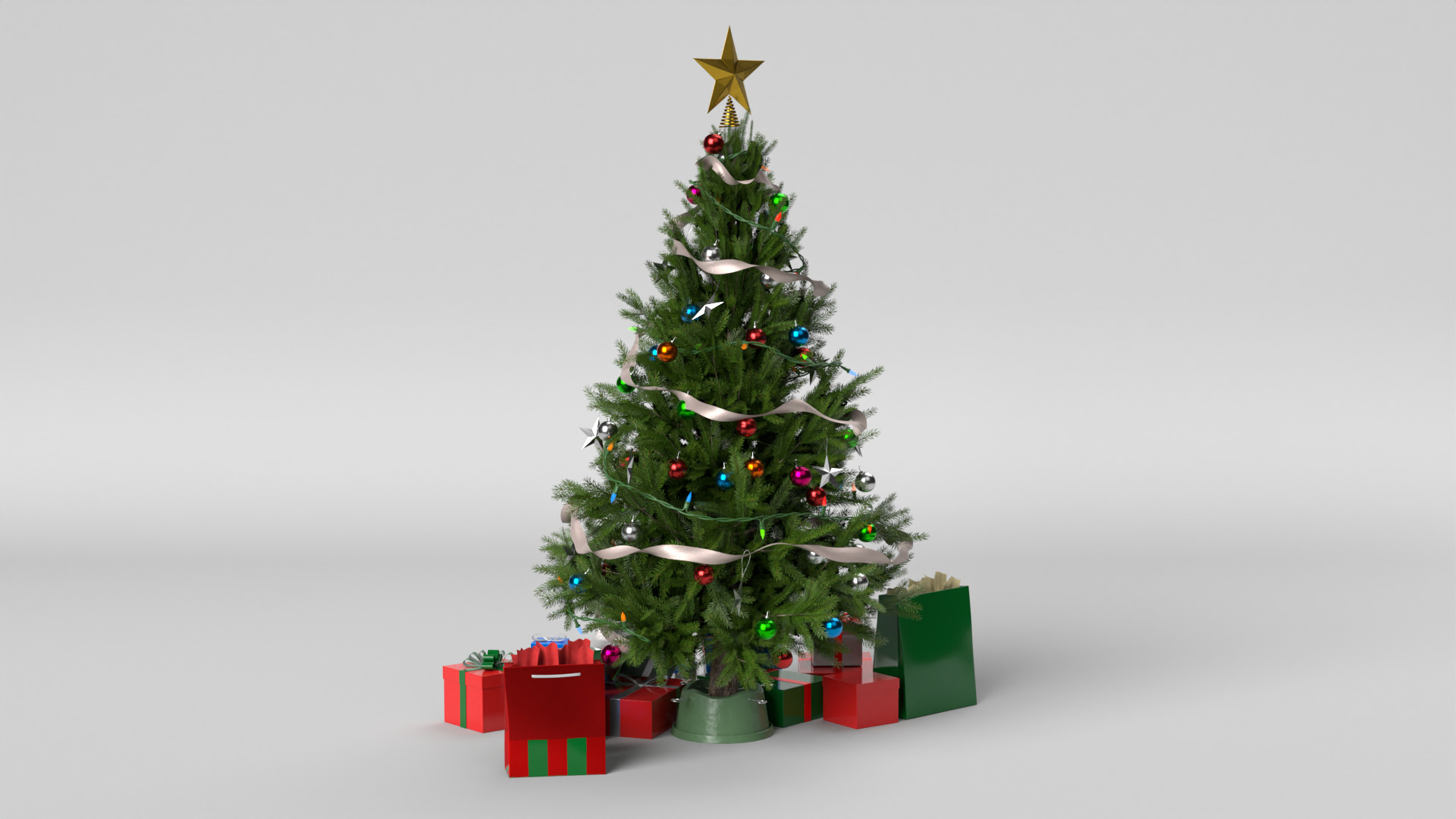 Christmas Tree 3D model_10