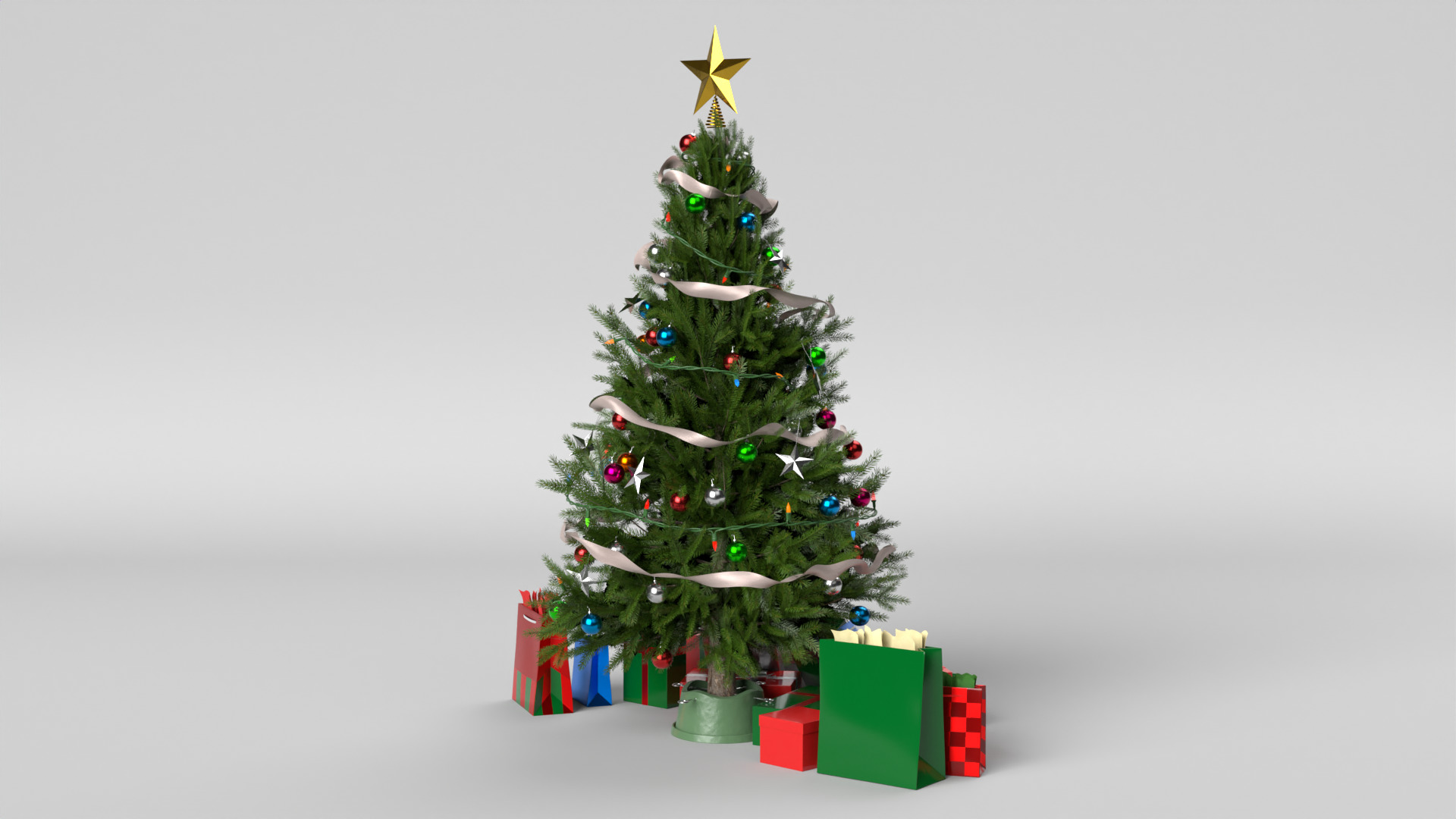 Christmas Tree 3D model_8