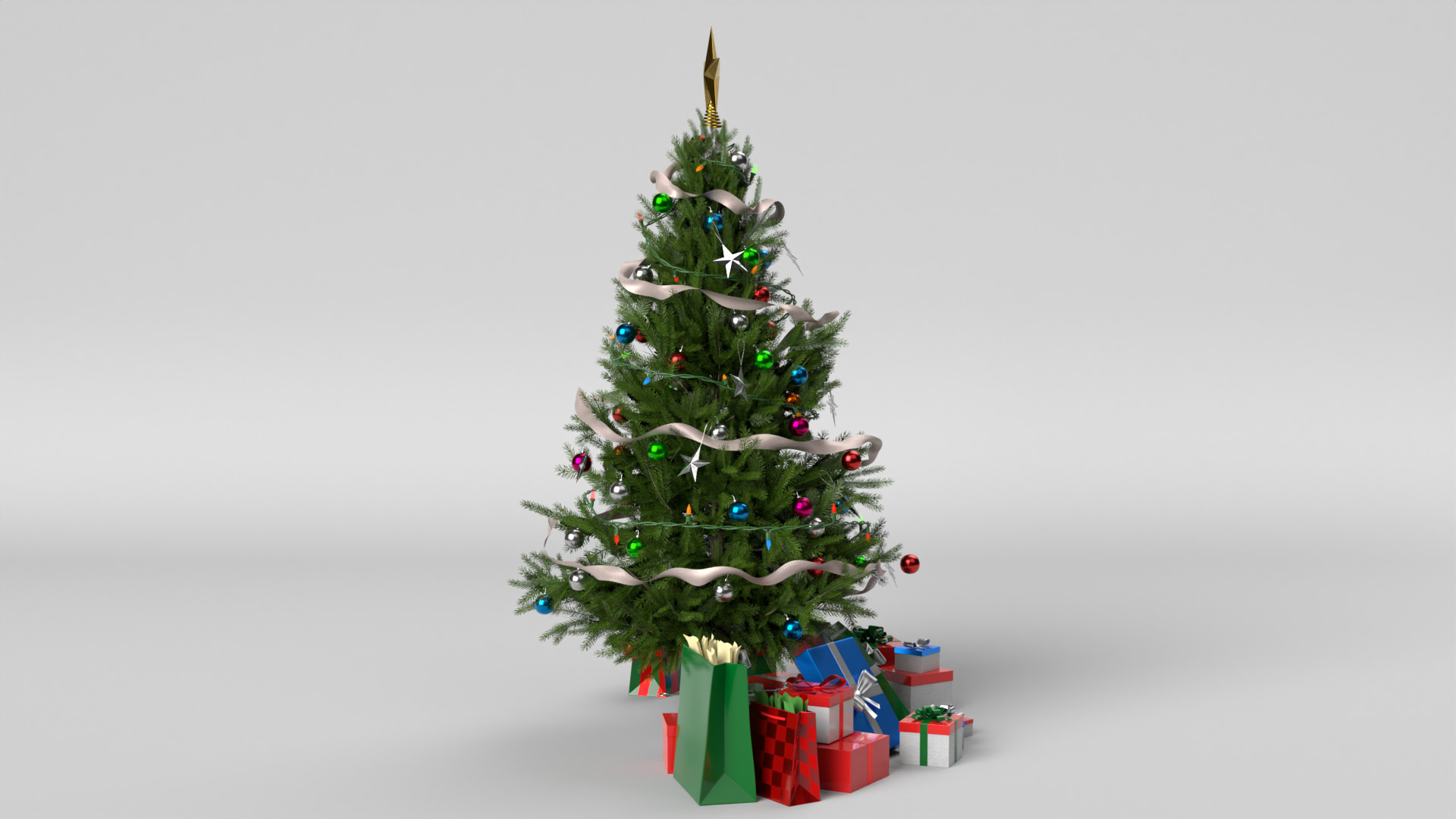 Christmas Tree 3D model_7