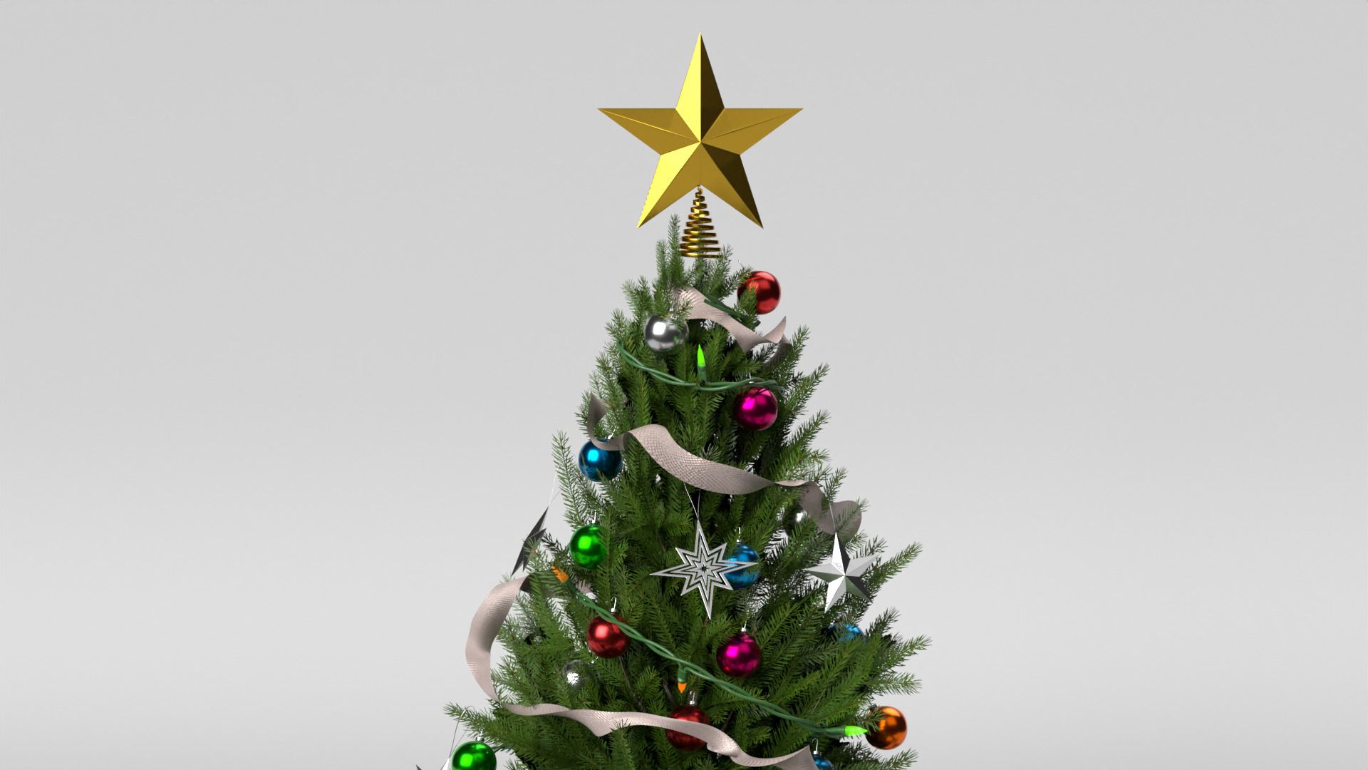 Christmas Tree 3D model_2