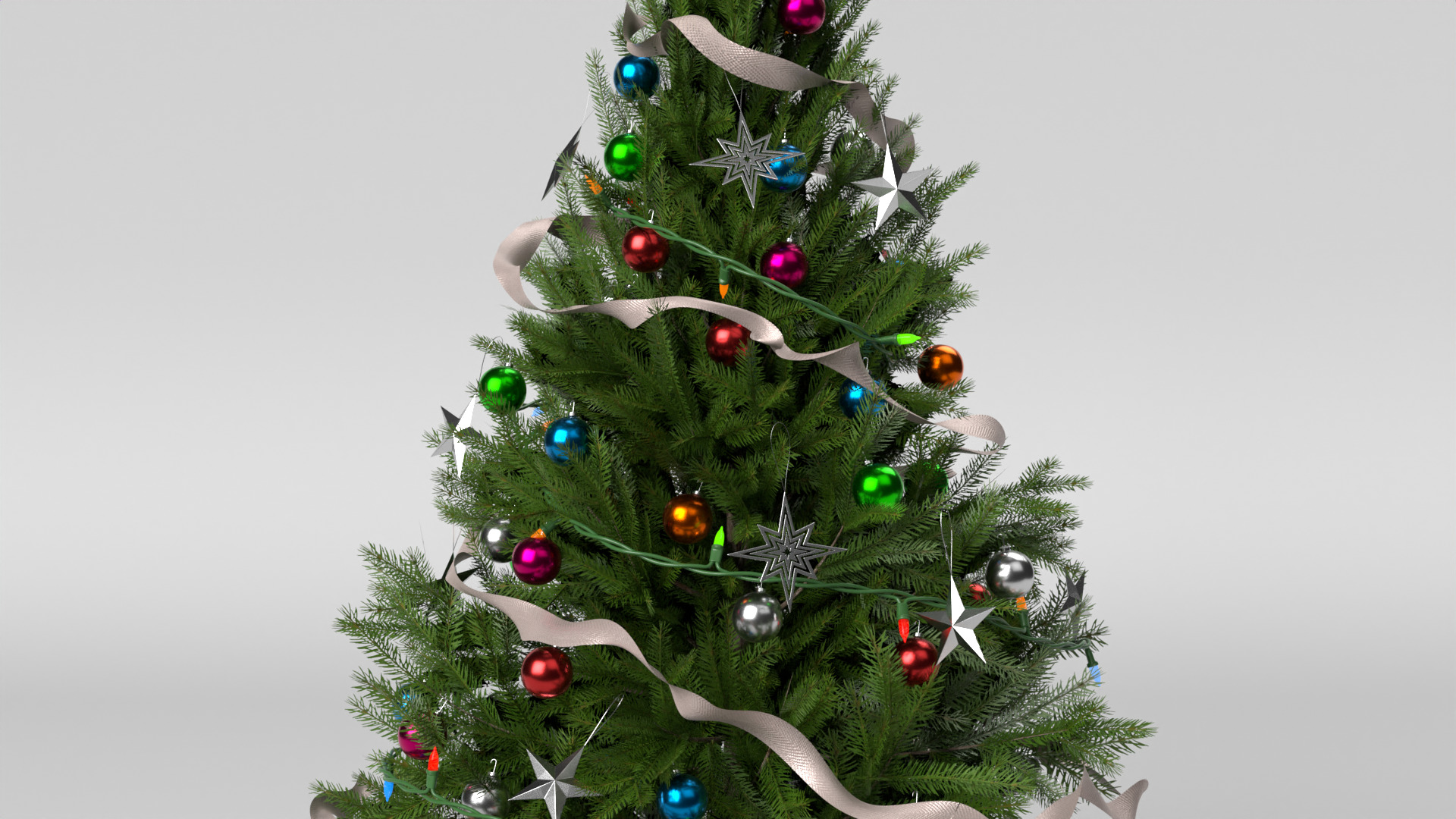 Christmas Tree 3D model_3