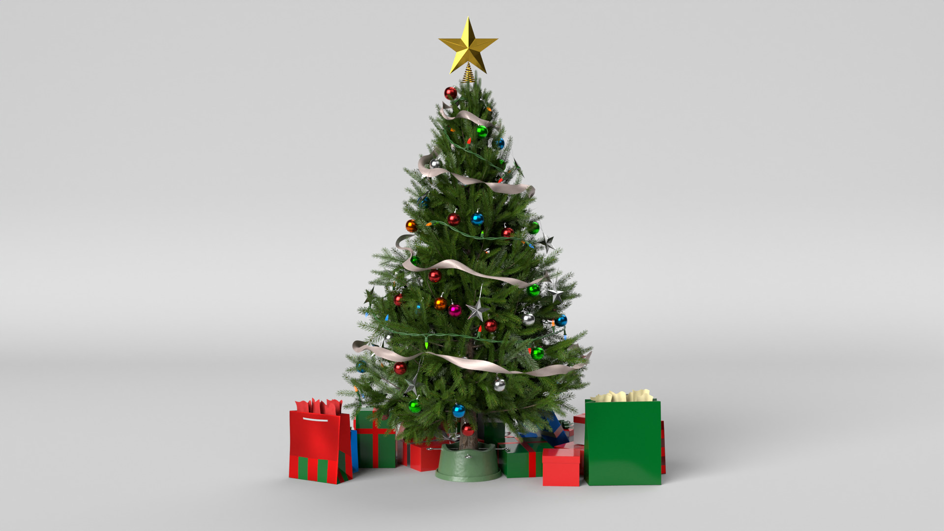Christmas Tree 3D model_9