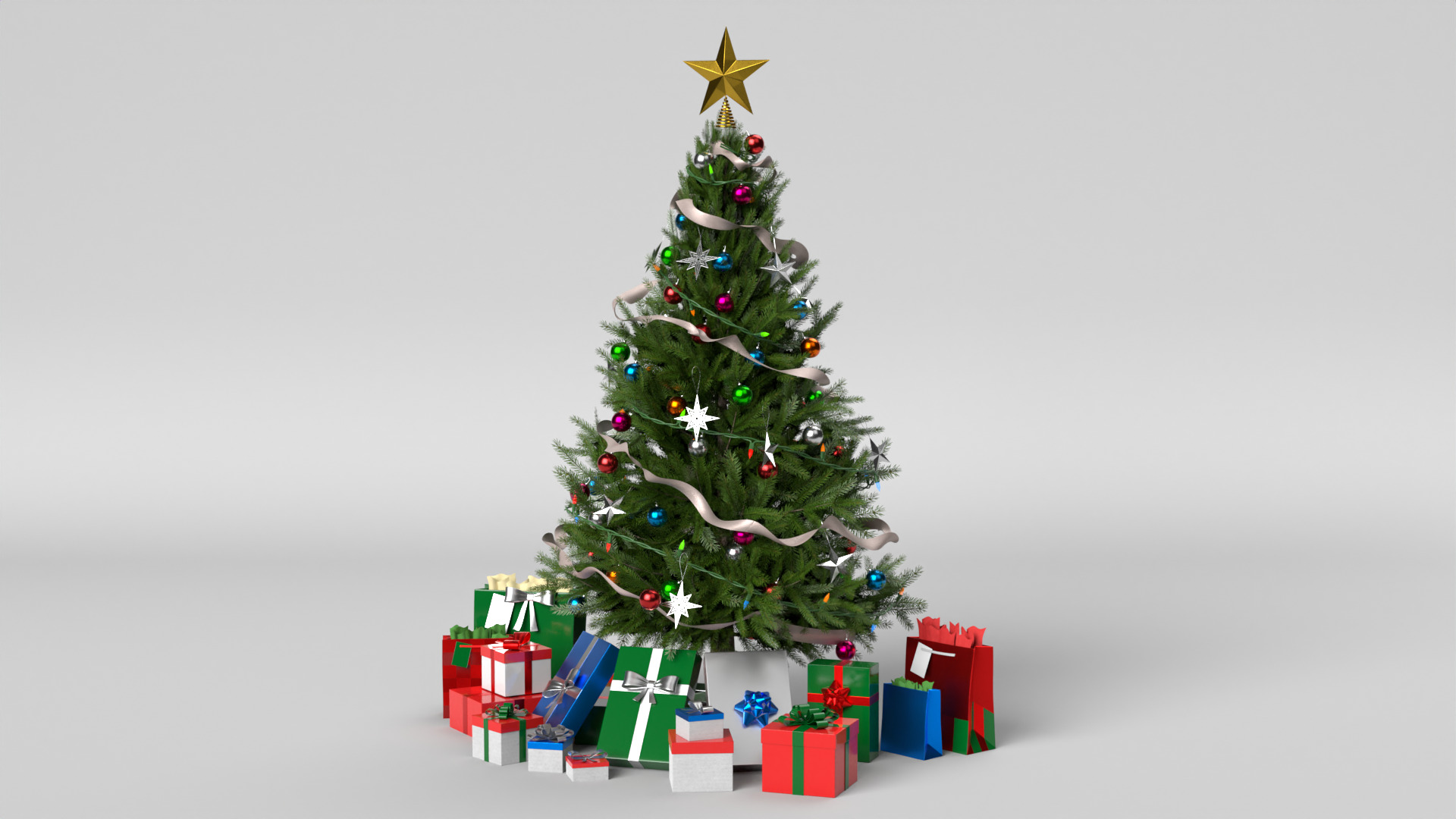 Christmas Tree 3D model_13