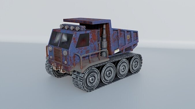 3D Truck Model 3D model
