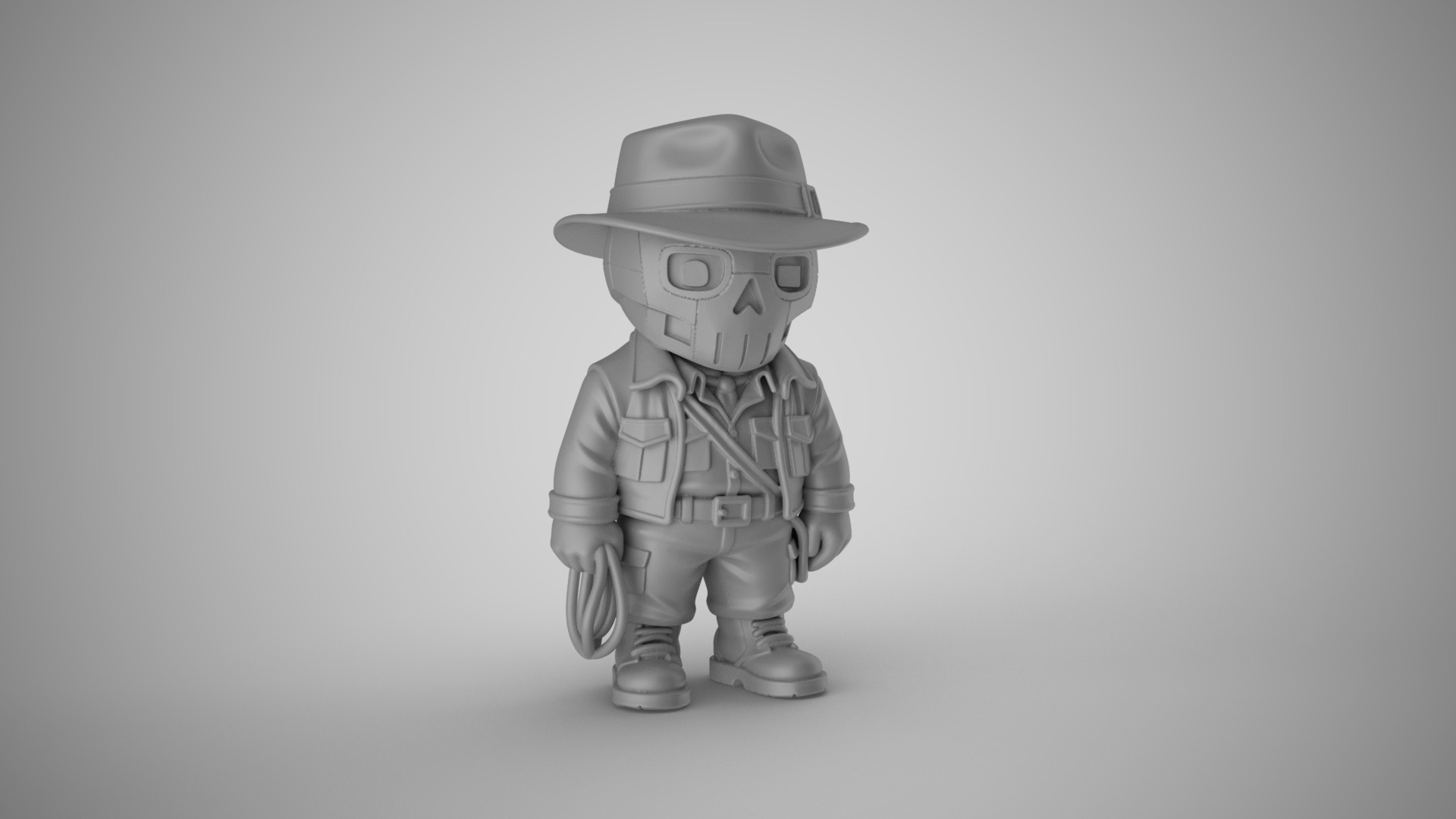 Cyber Punk Boy 4 3D print model_2