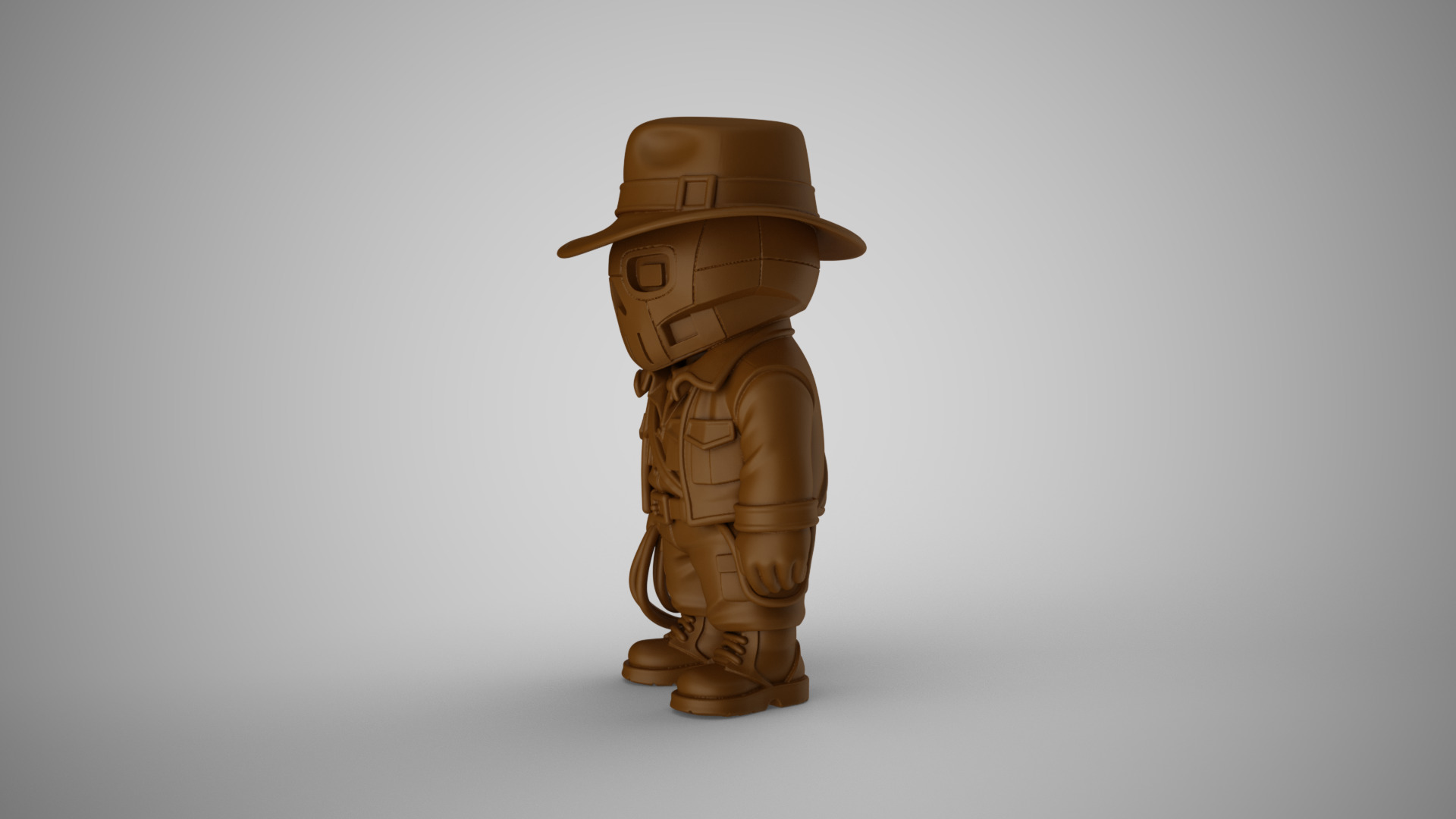 Cyber Punk Boy 4 3D print model_9