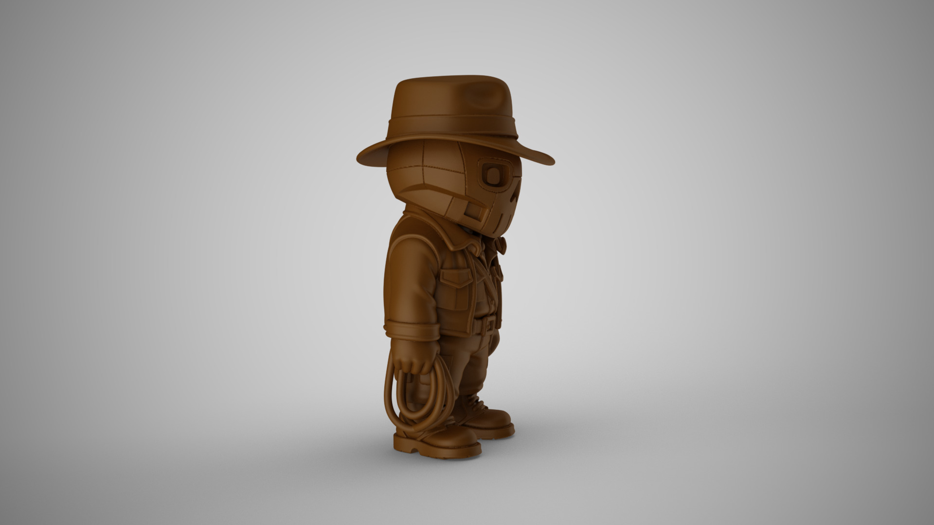Cyber Punk Boy 4 3D print model_4