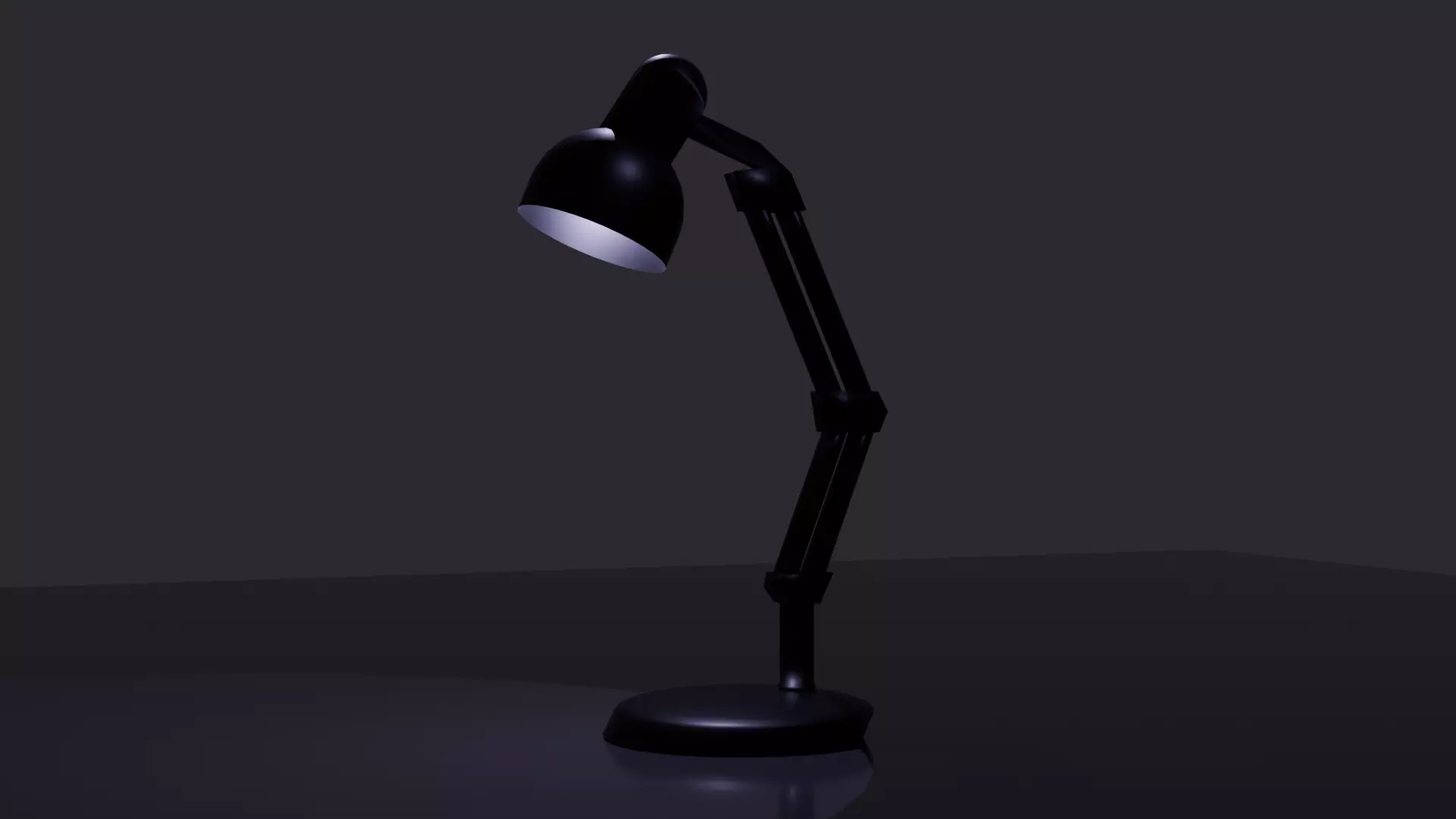 Adjustable Desk Lamp Free 3D model