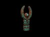 Low Poly Stylized Wooden Lumina Totem Low-poly 3D model_1