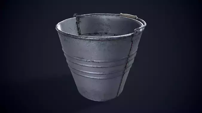 Rusty Bucket 3D model
