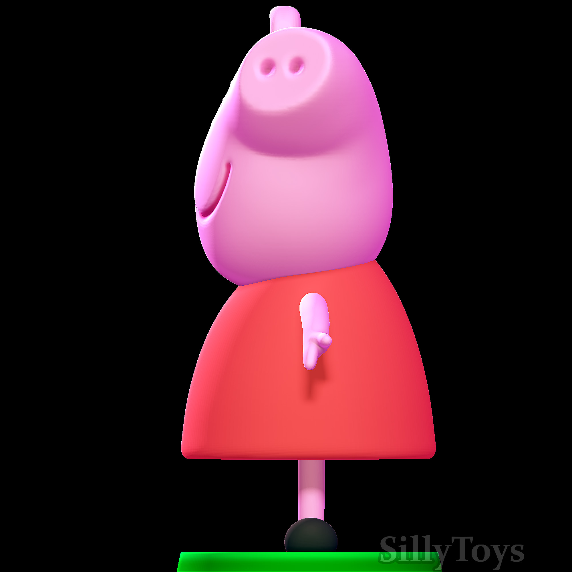 Peppa Pig 3D print model_4
