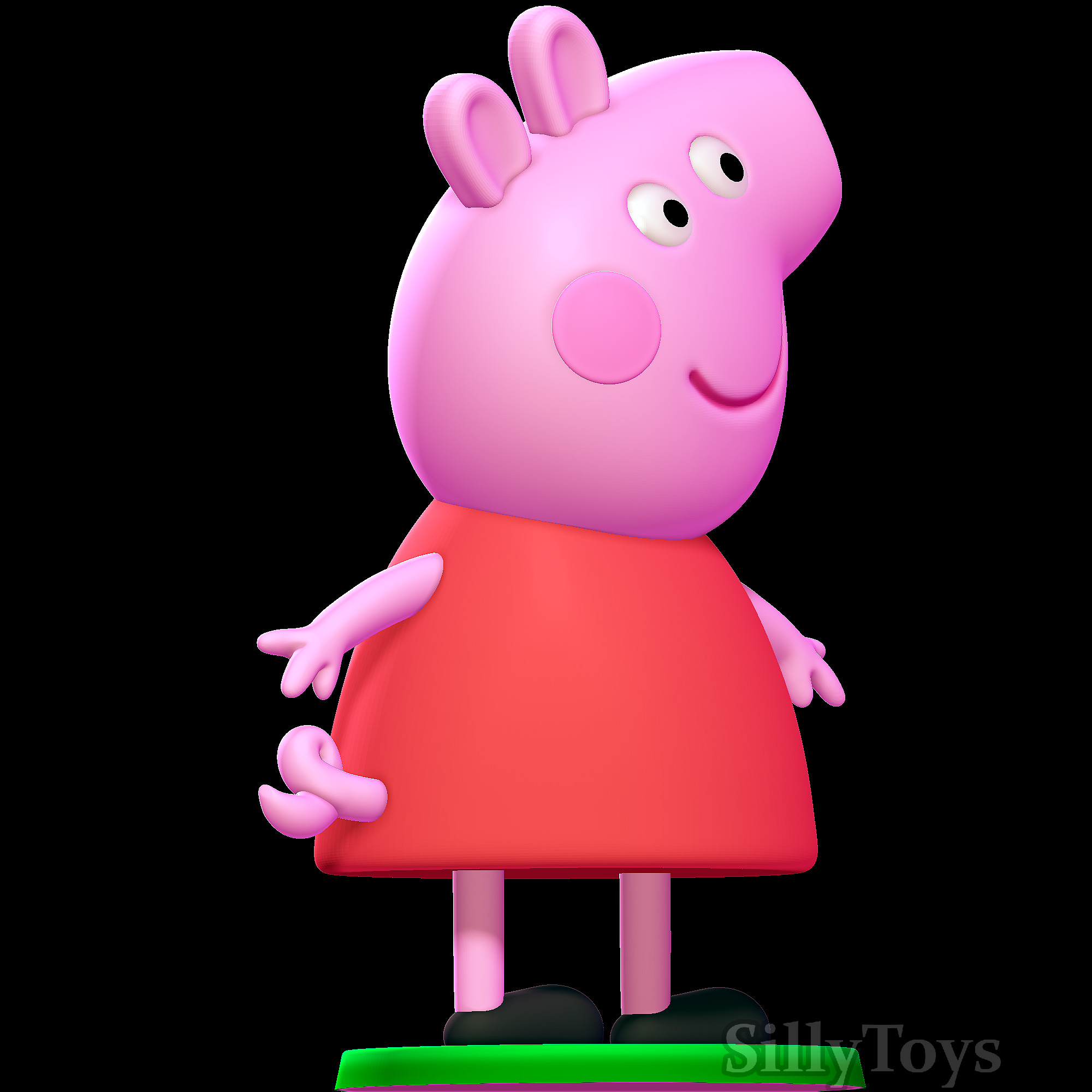 Peppa Pig 3D print model_1