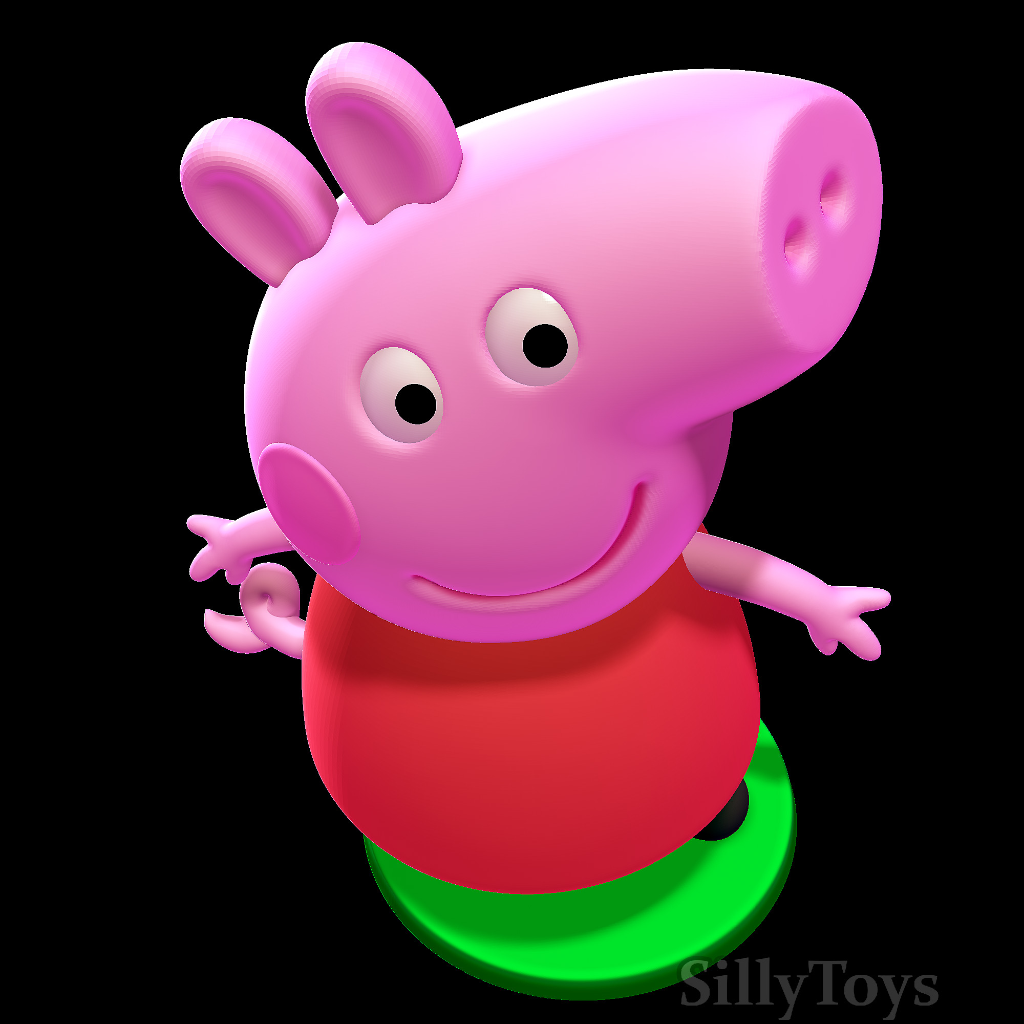Peppa Pig 3D print model_5