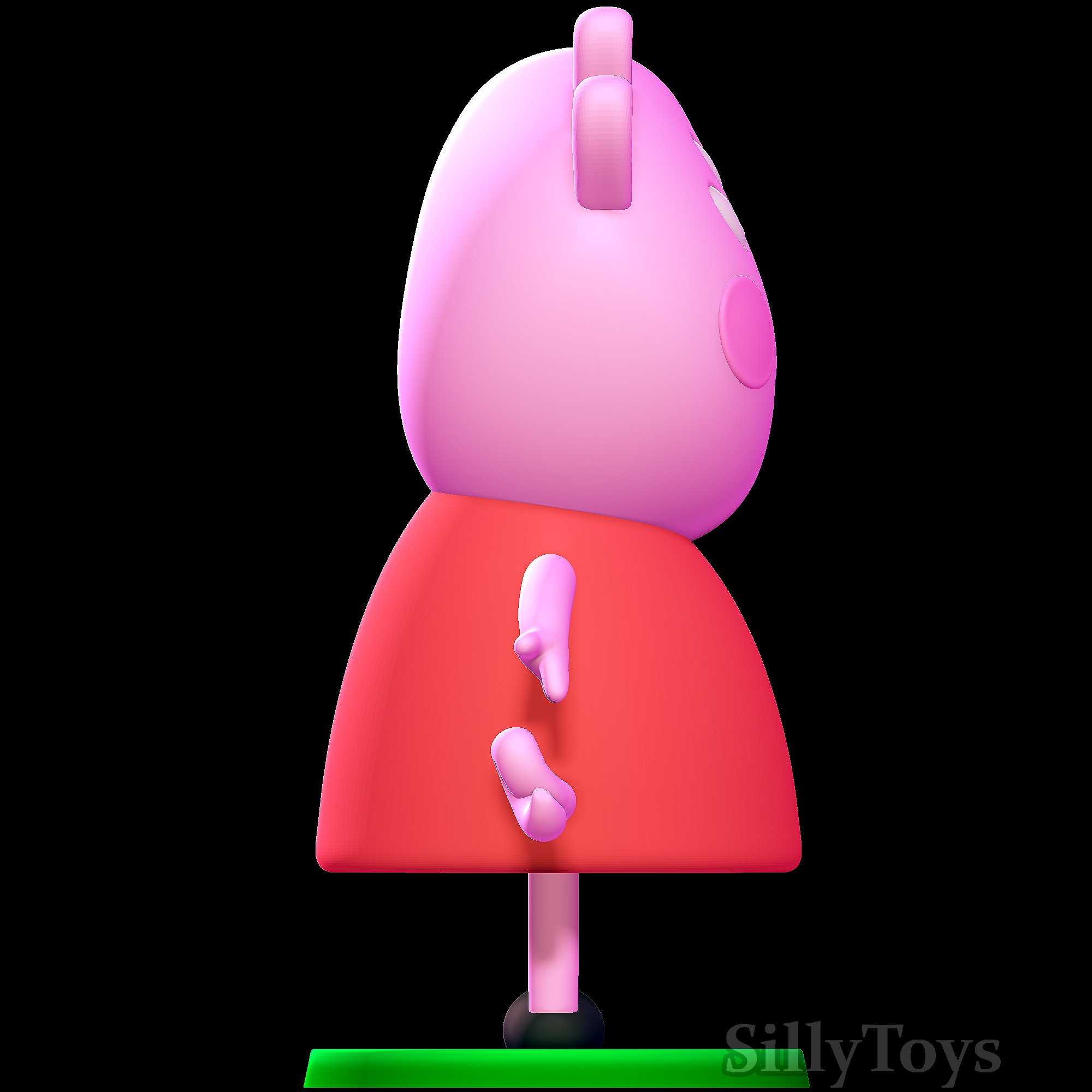 Peppa Pig 3D print model_2