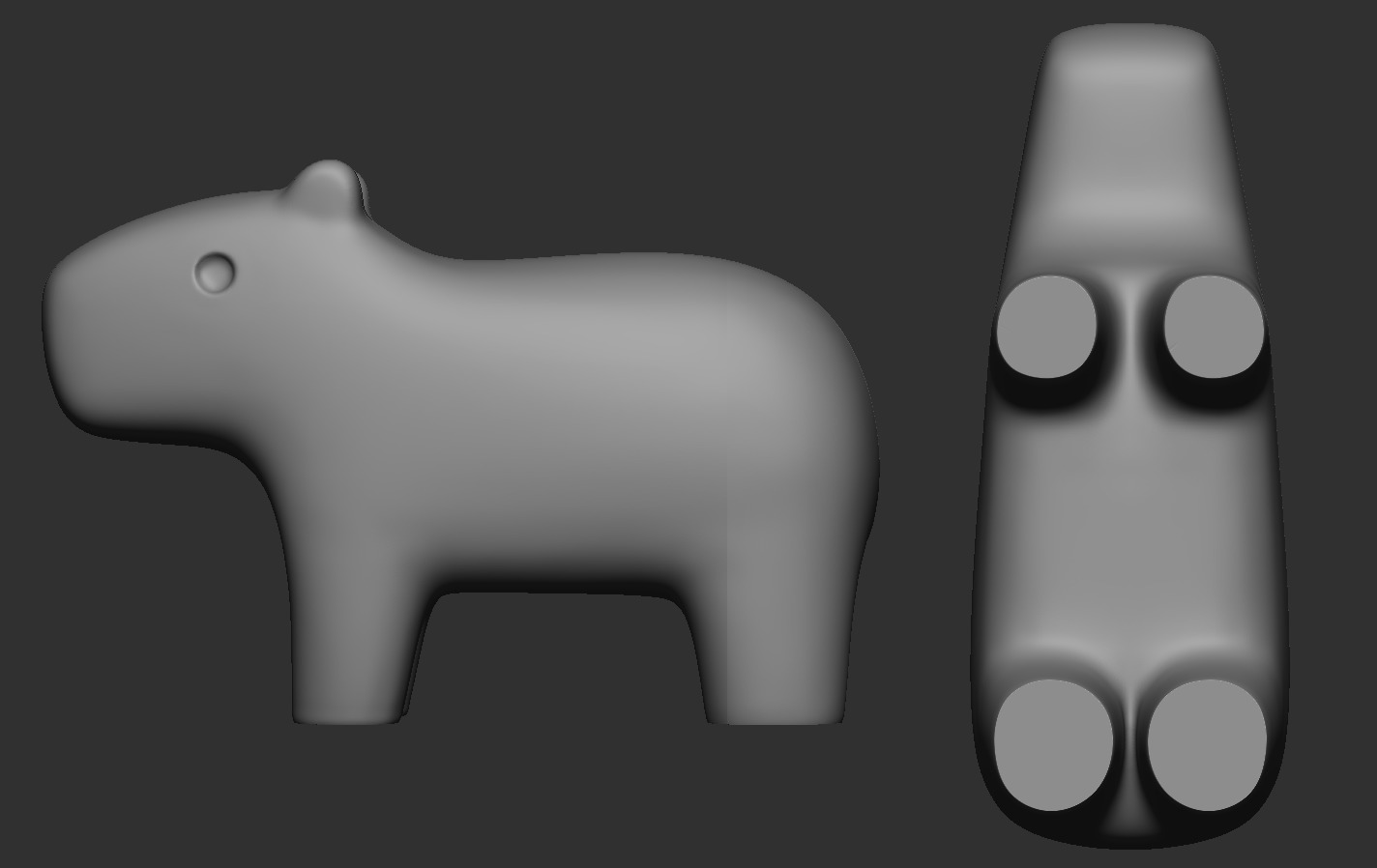 Capybara 3D print model_18
