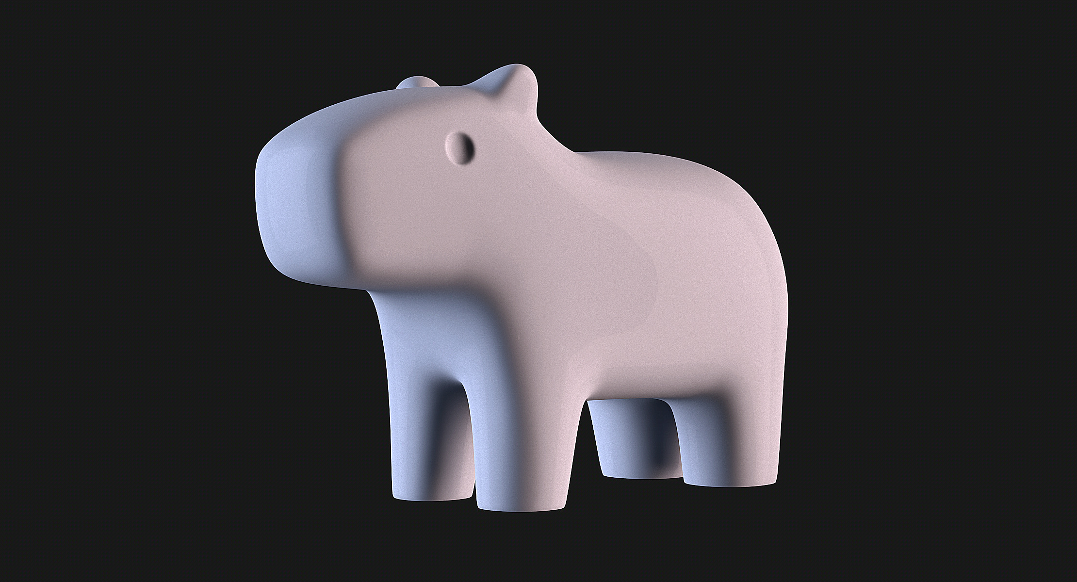 Capybara 3D print model_2