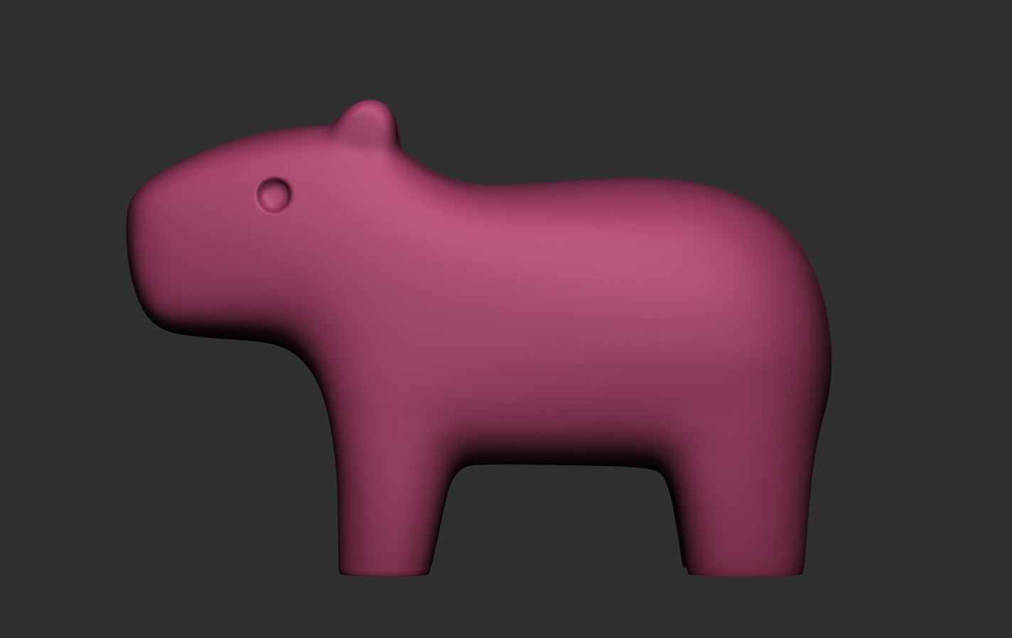 Capybara 3D print model_19
