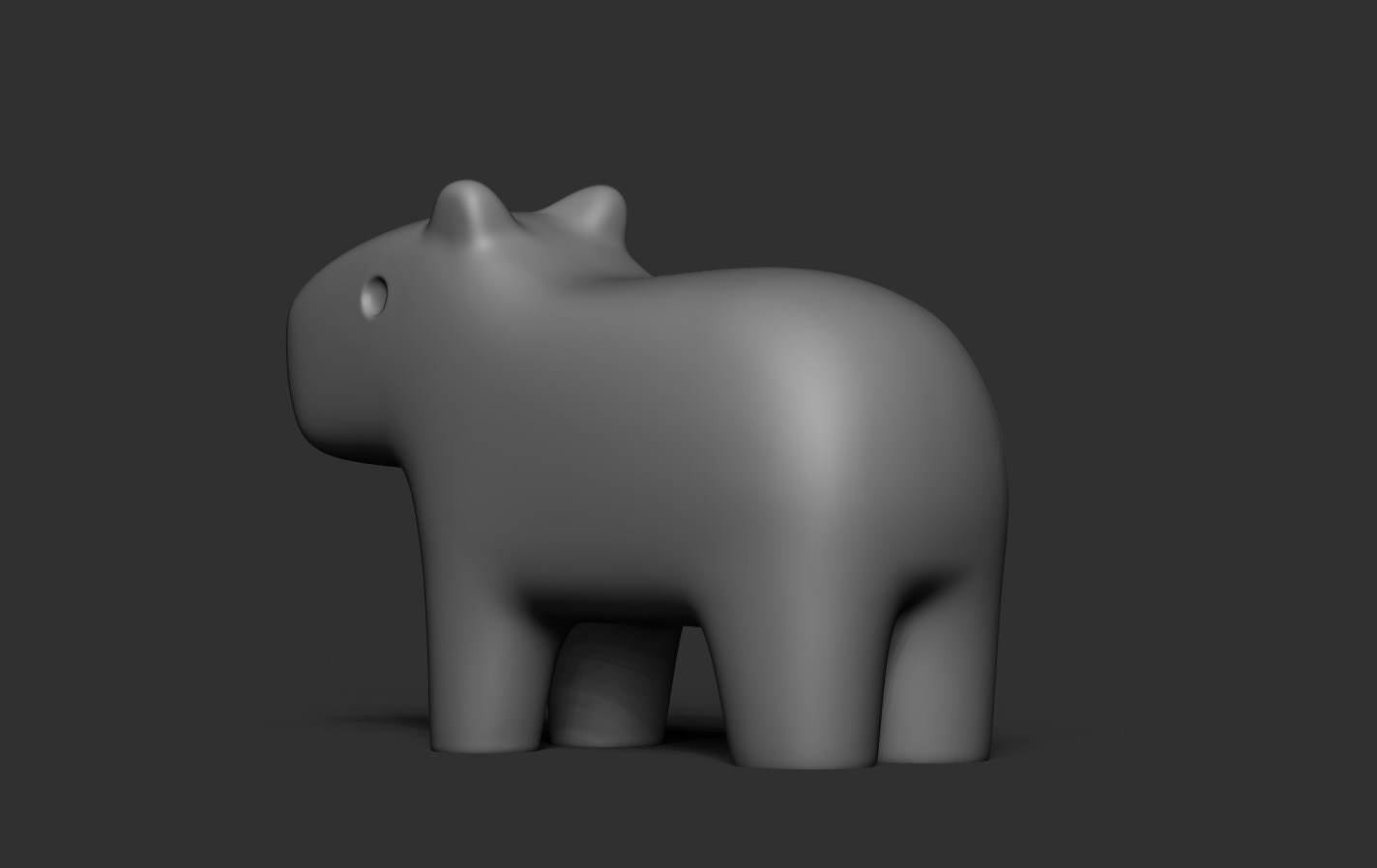 Capybara 3D print model_16