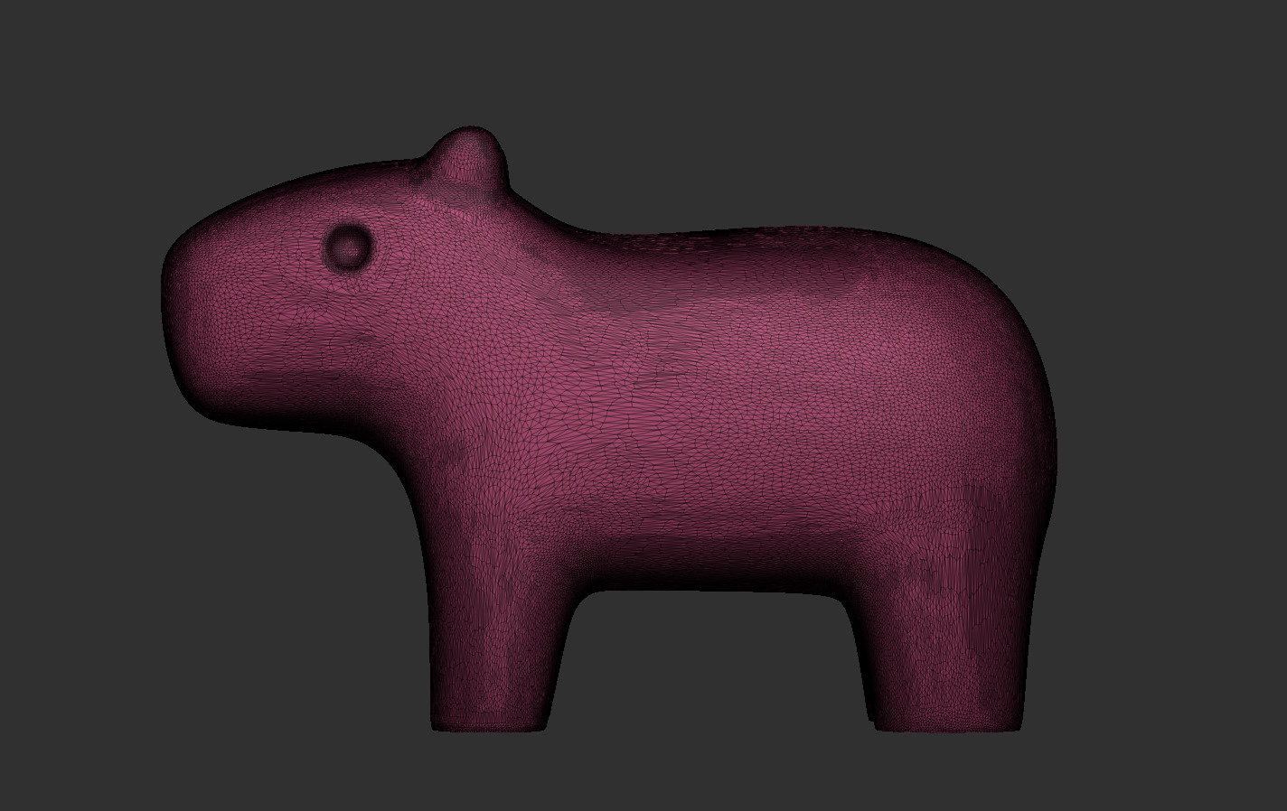 Capybara 3D print model_20