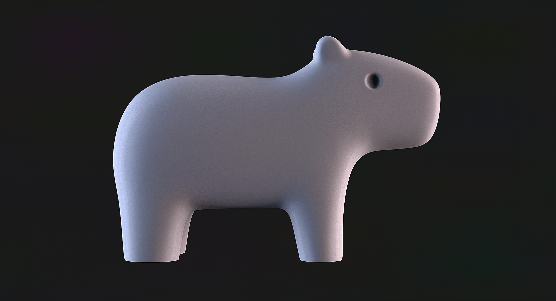 Capybara 3D print model_5