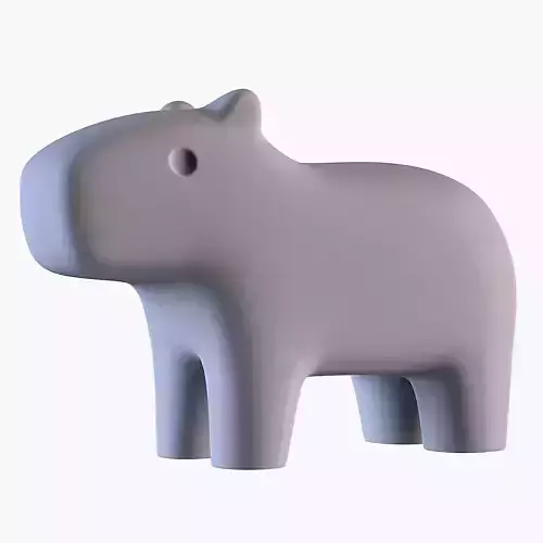 Capybara 3D print model