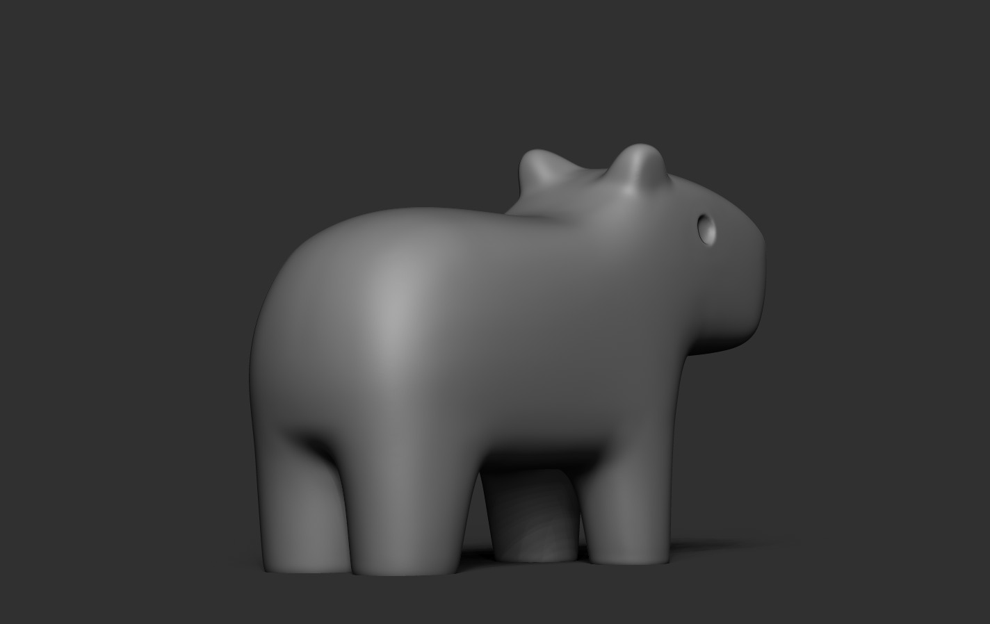 Capybara 3D print model_14