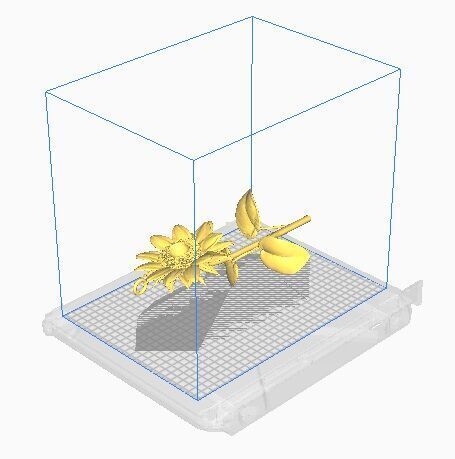 sunflower pendant 3D print model_7