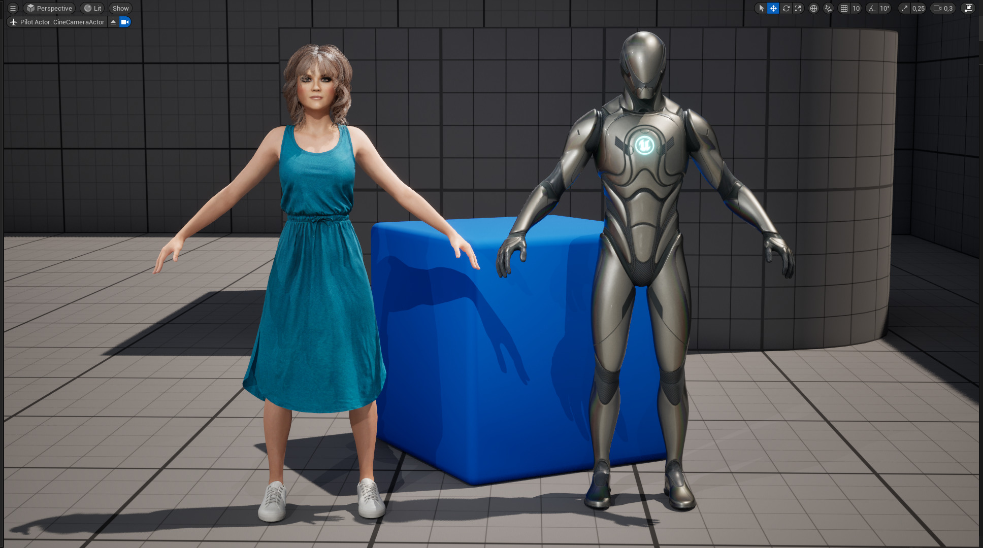 Realistic Mother Woman 3D Model Casual Outfit Mom Low-poly 3D model_22