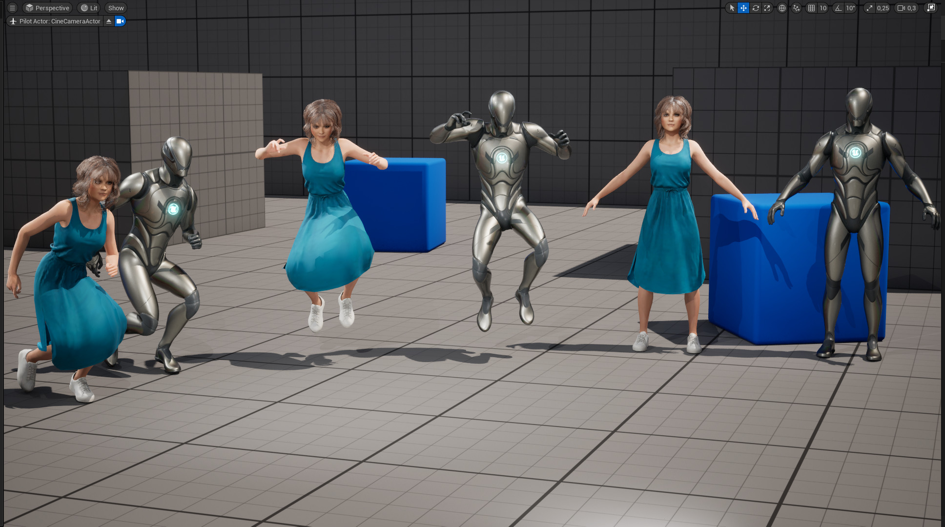 Realistic Mother Woman 3D Model Casual Outfit Mom Low-poly 3D model_20