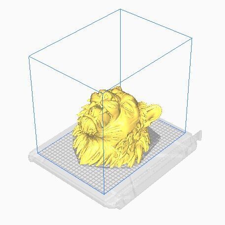 tiger head 3D print model_8