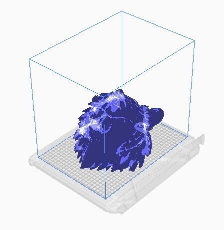 tiger head 3D print model_7