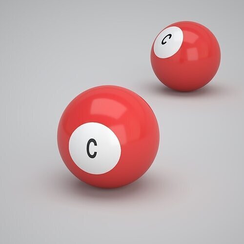 C Snooker Ball 3D model