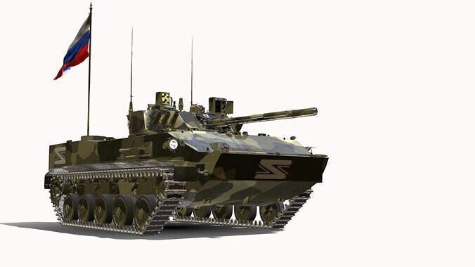 BMD 4 ARMORED RUSSO 3D model