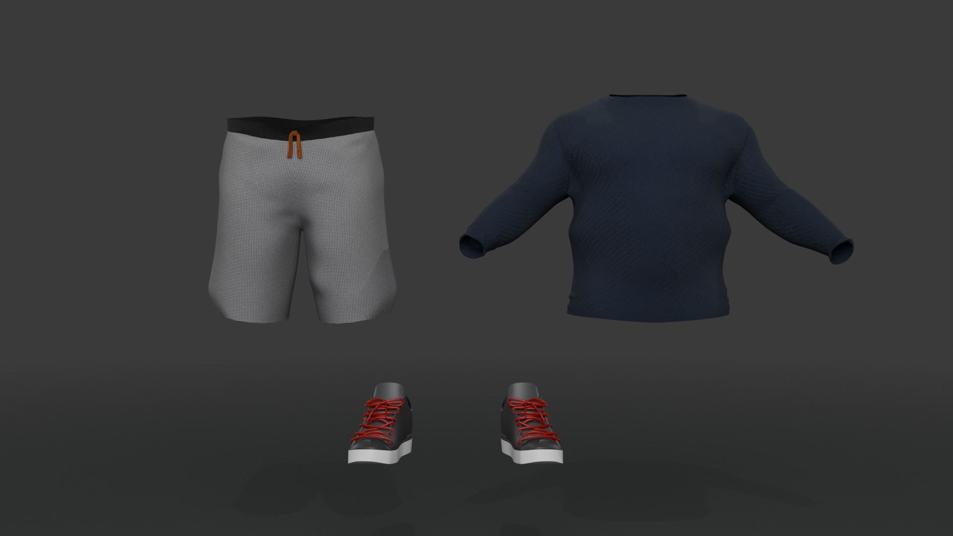 Urban Power Male Character  Low-poly 3D model_8