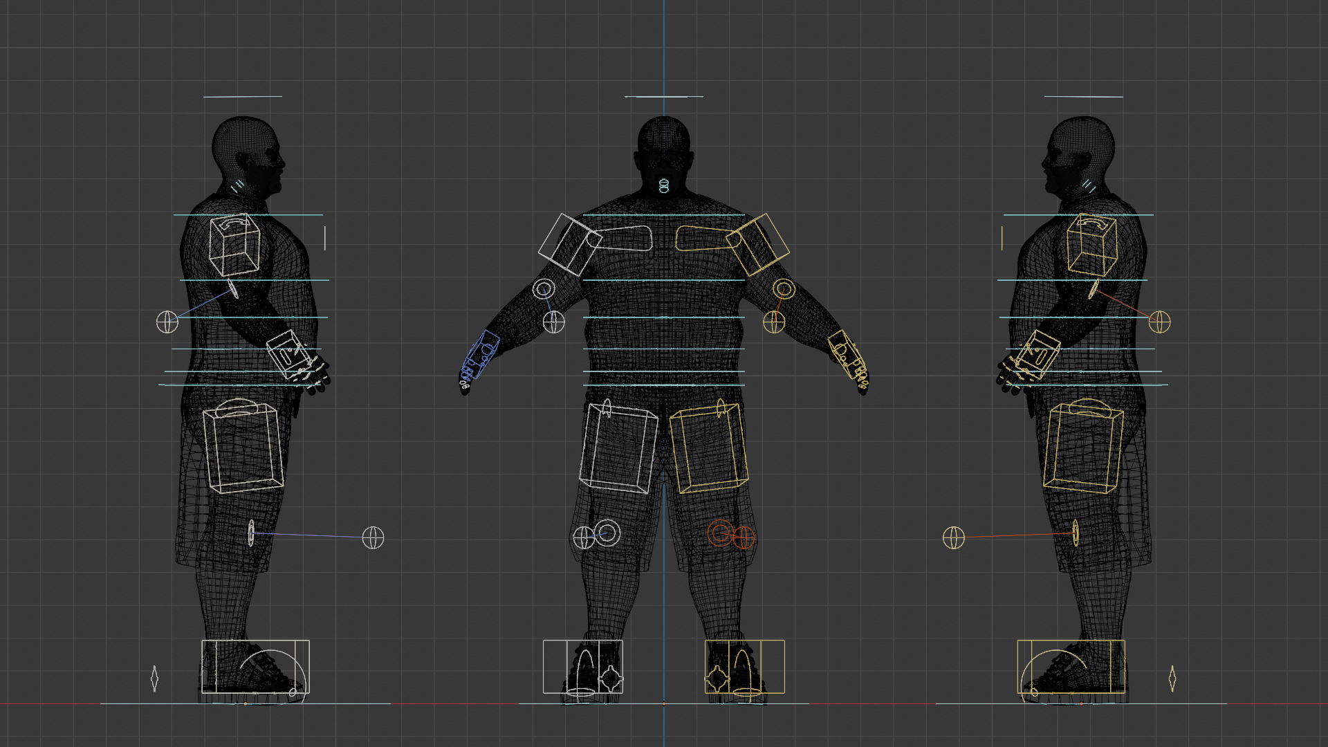 Urban Power Male Character  Low-poly 3D model_18