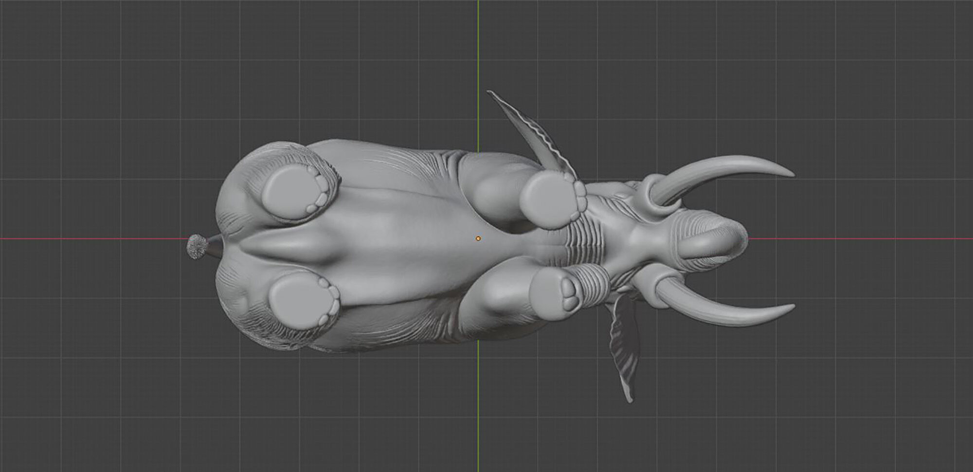 Elephant Sculpture 3D Print Model 3D print model_6