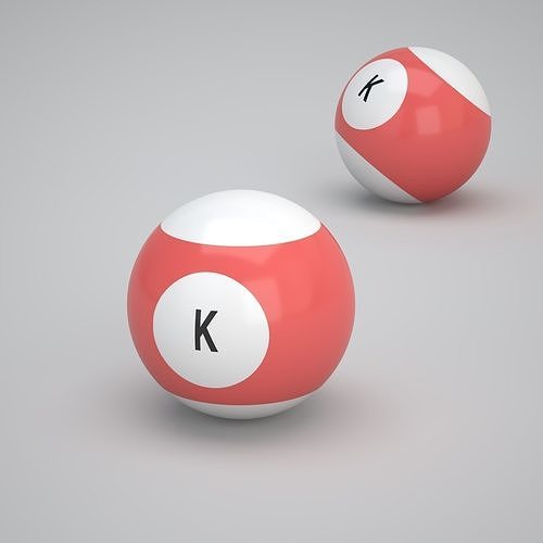 K Snooker Ball 3D model