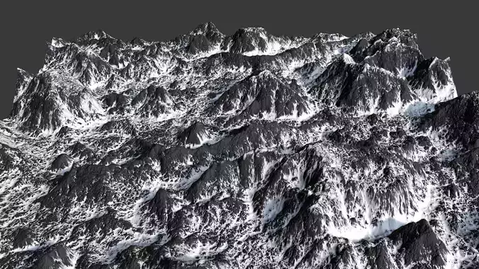 Snowy Mountains 4k Pbr Textures